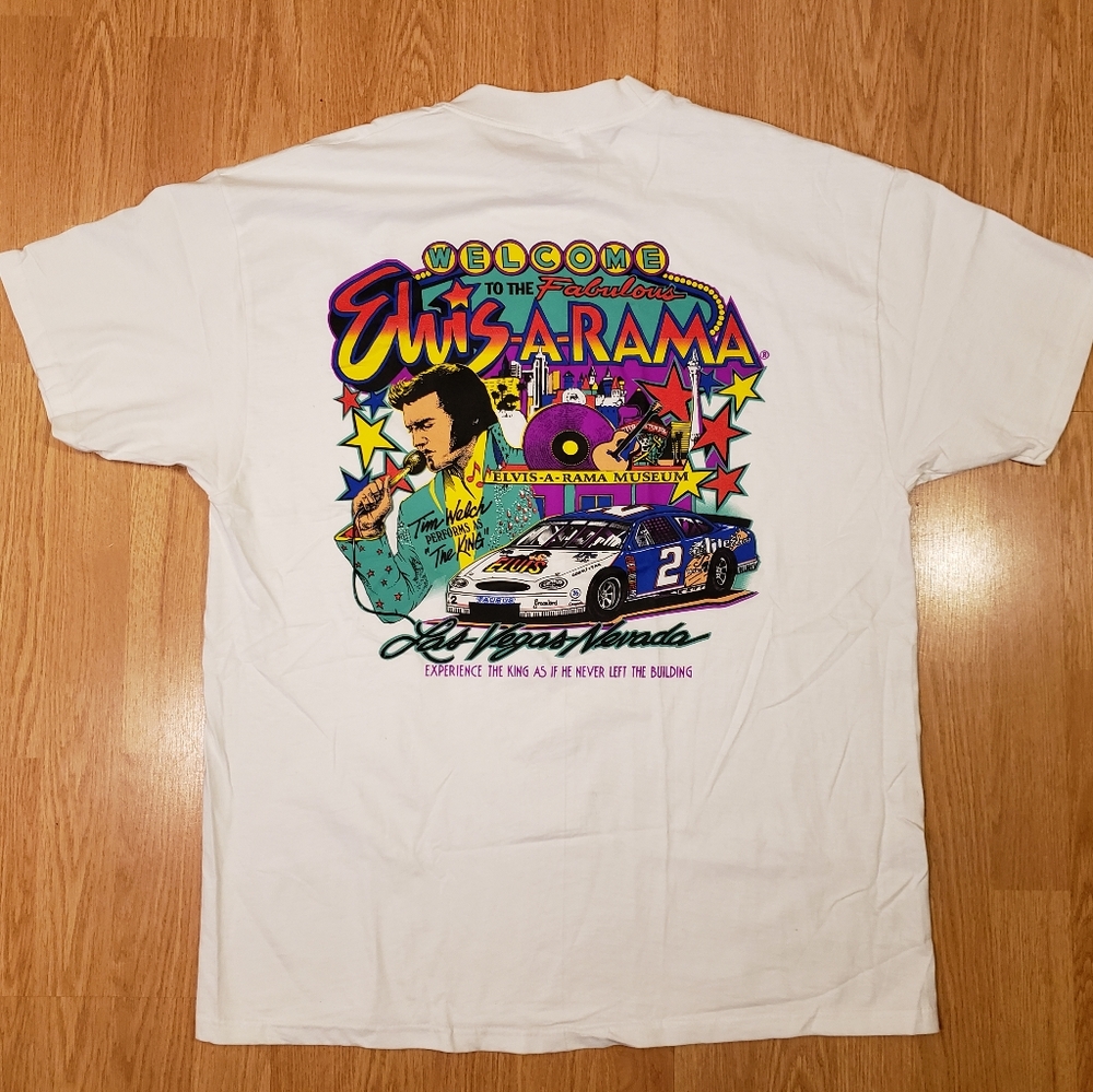 Vintage Elvis Presley Museum T Shirt Men's XL